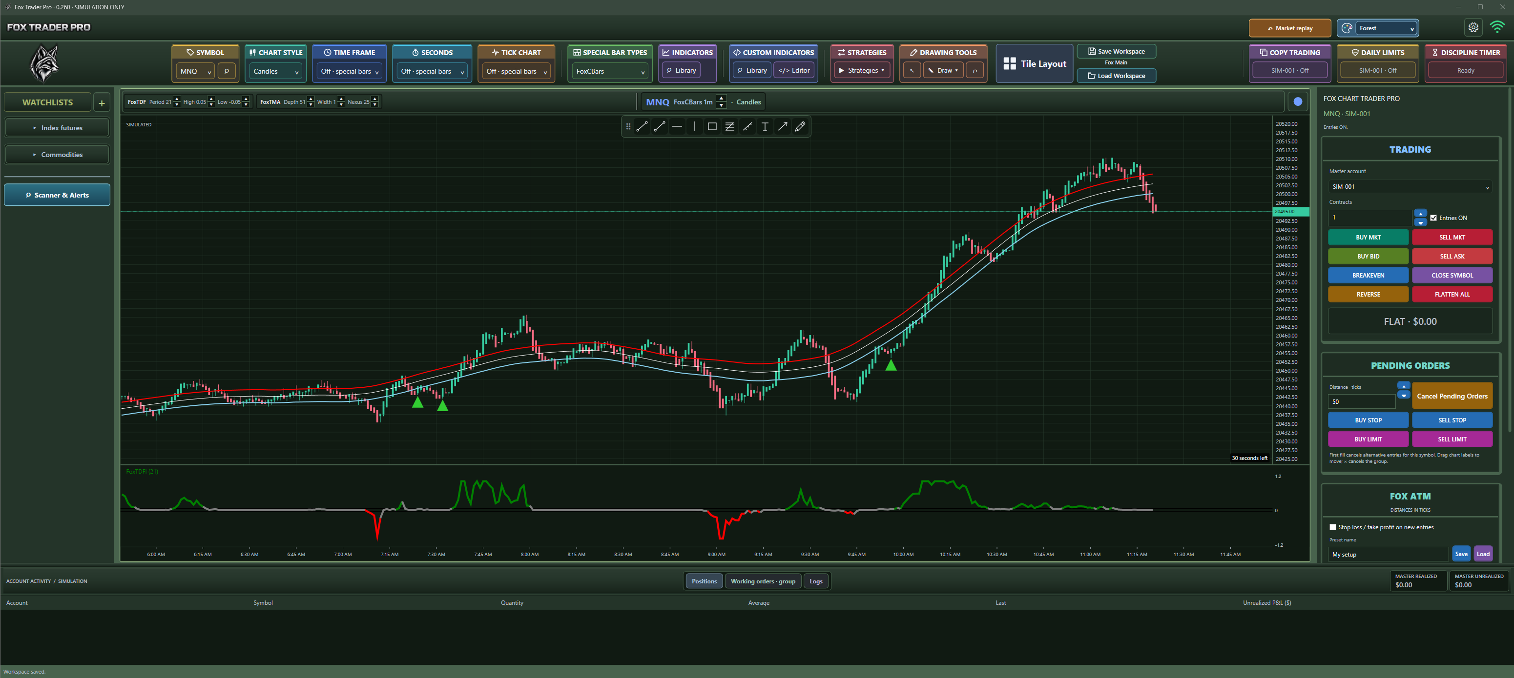FoxTraderPro: Keep the setup in context.
