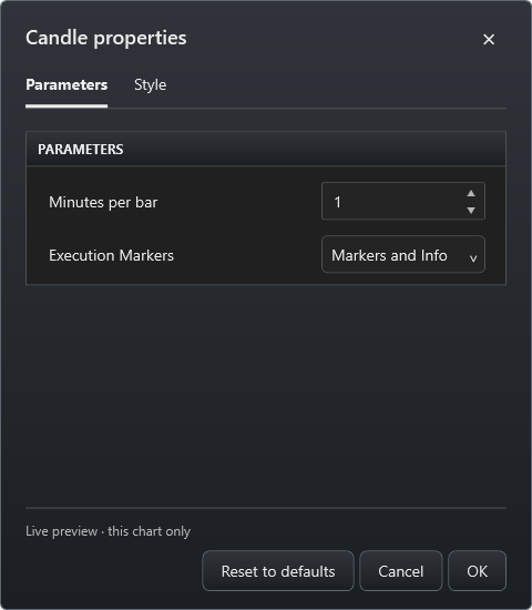 FoxTraderPro: Choose how much trade history you see.