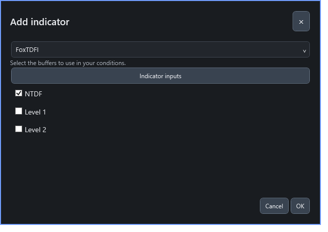 FoxTraderPro: Choose exactly which outputs matter.